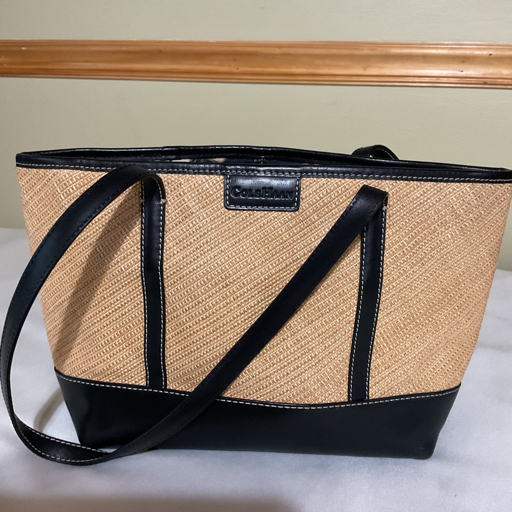 Cole Haan Black and Tan Women's purse